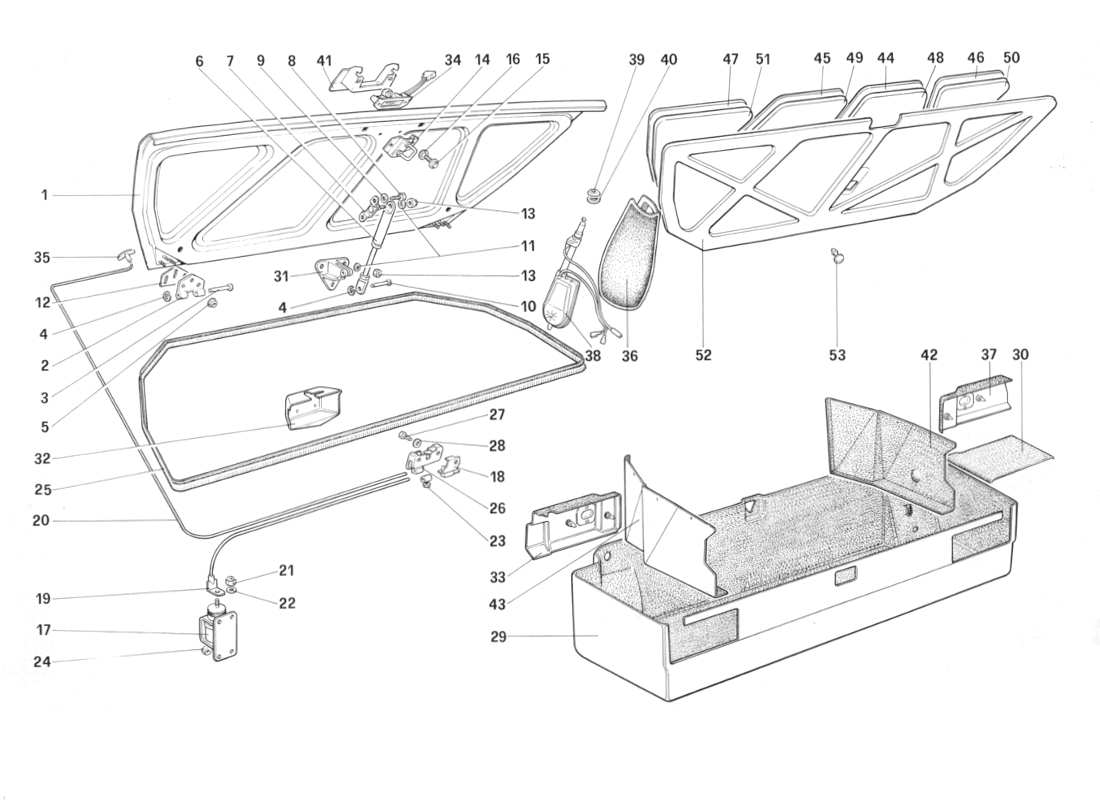 part diagram containing part number 61866300