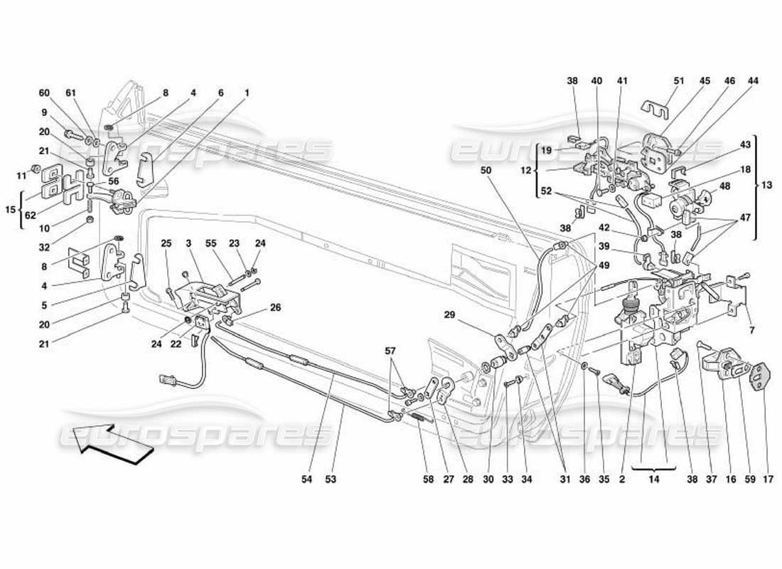 part diagram containing part number 66217600