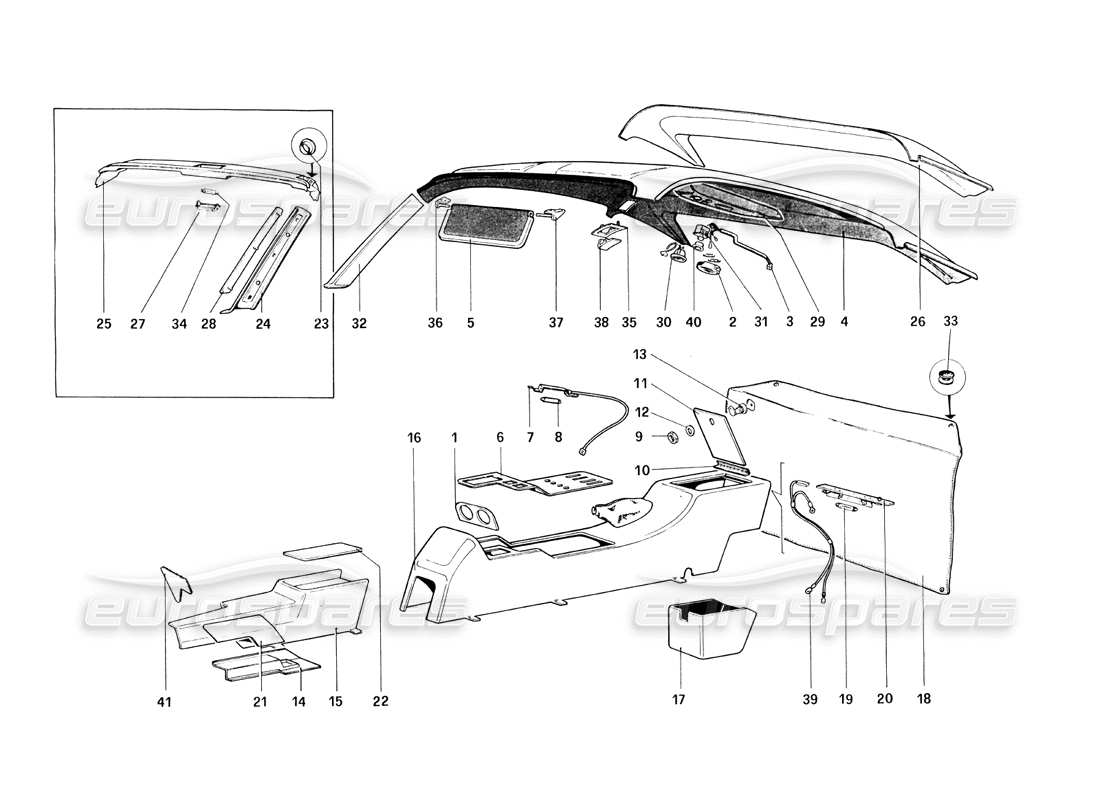 part diagram containing part number 61113000