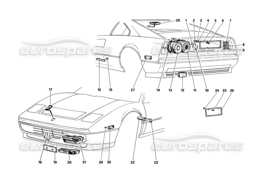 part diagram containing part number 60868500