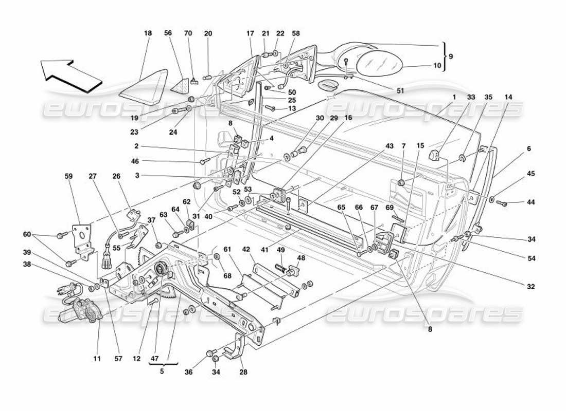 part diagram containing part number 65048300