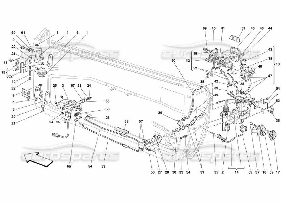 part diagram containing part number 66089500