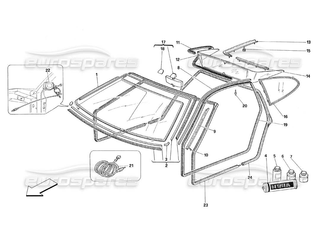 part diagram containing part number 63528400