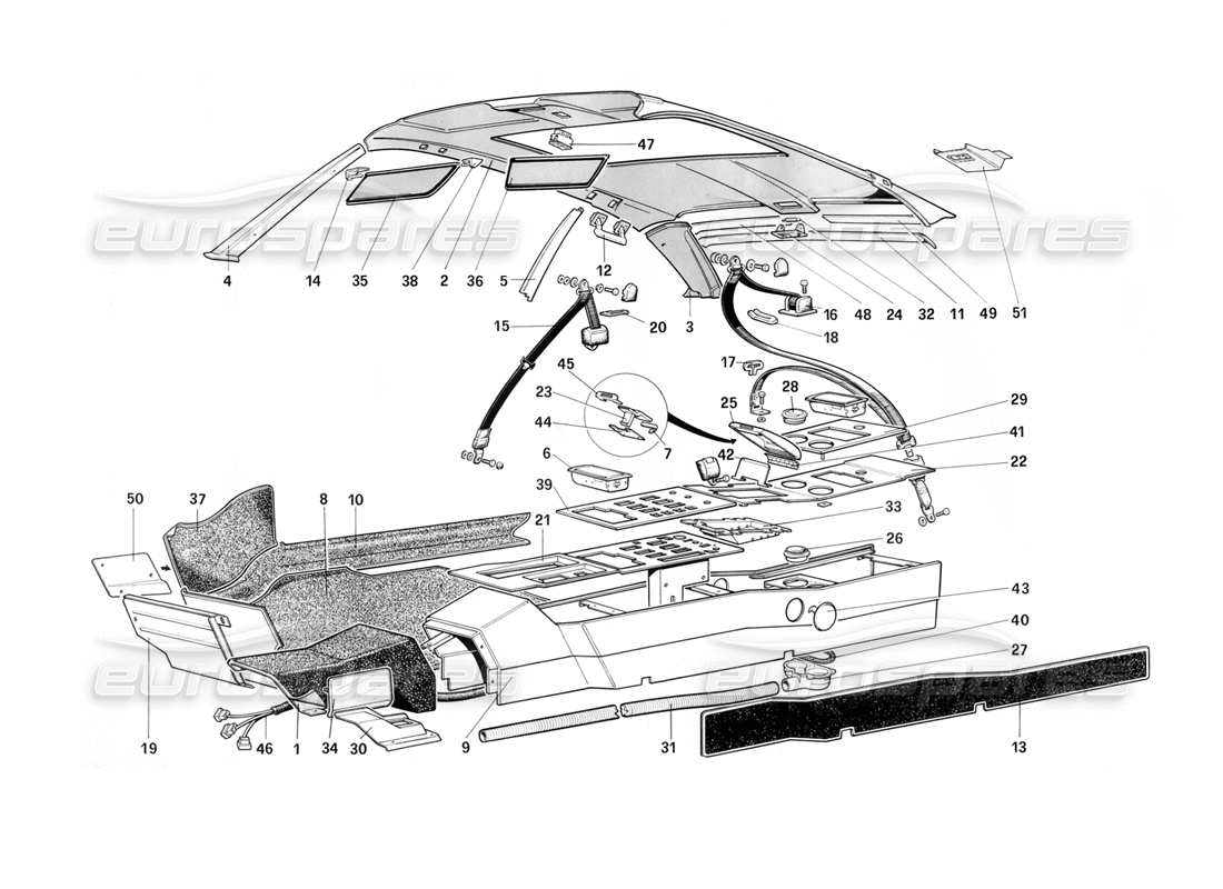 part diagram containing part number 61056600