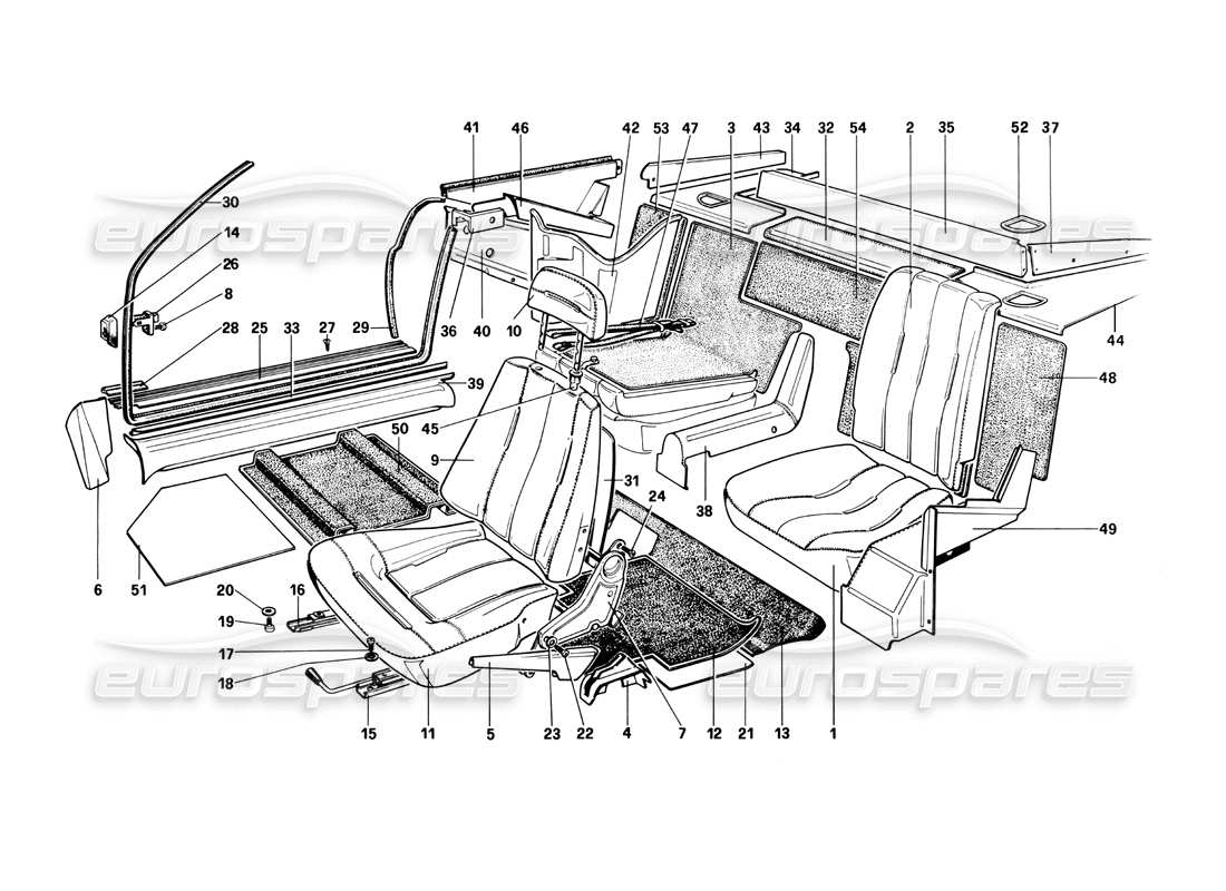 part diagram containing part number 61237100