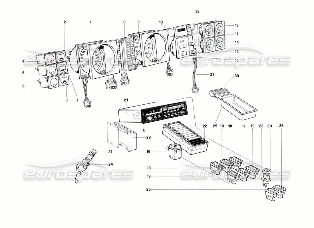 part diagram containing part number 61319200