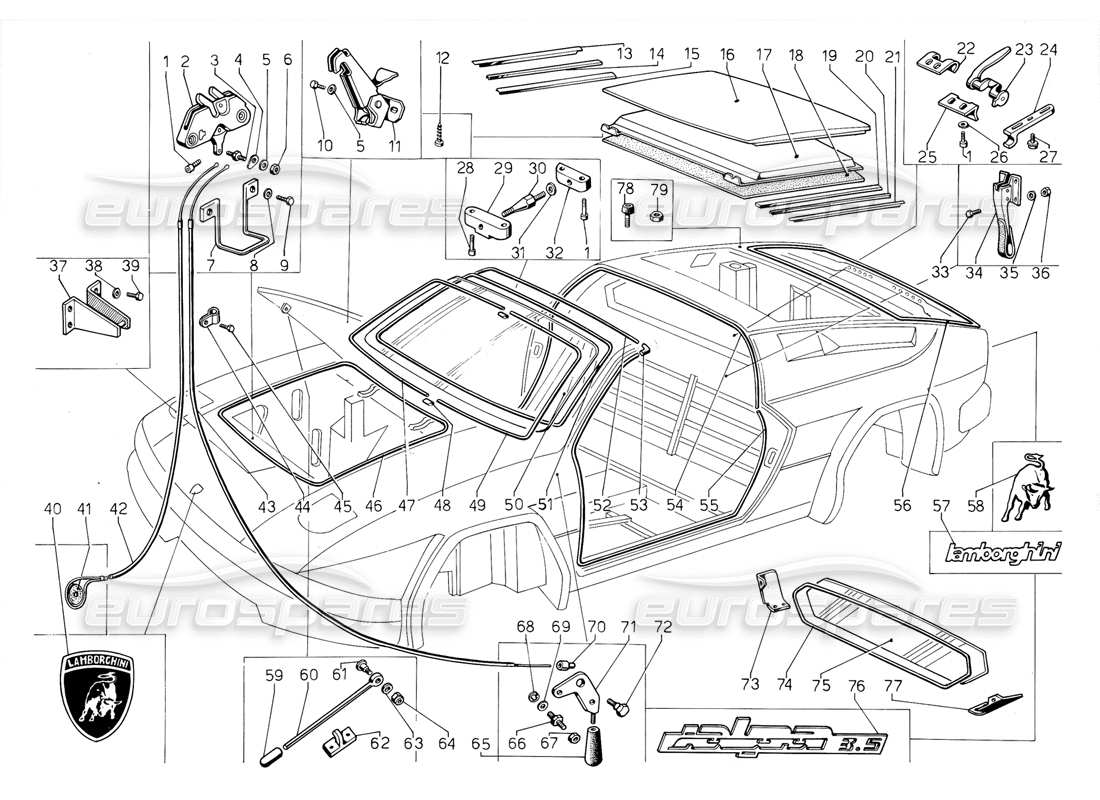 part diagram containing part number 008100623