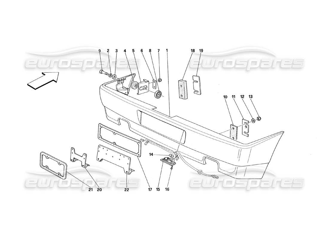 part diagram containing part number 62128200