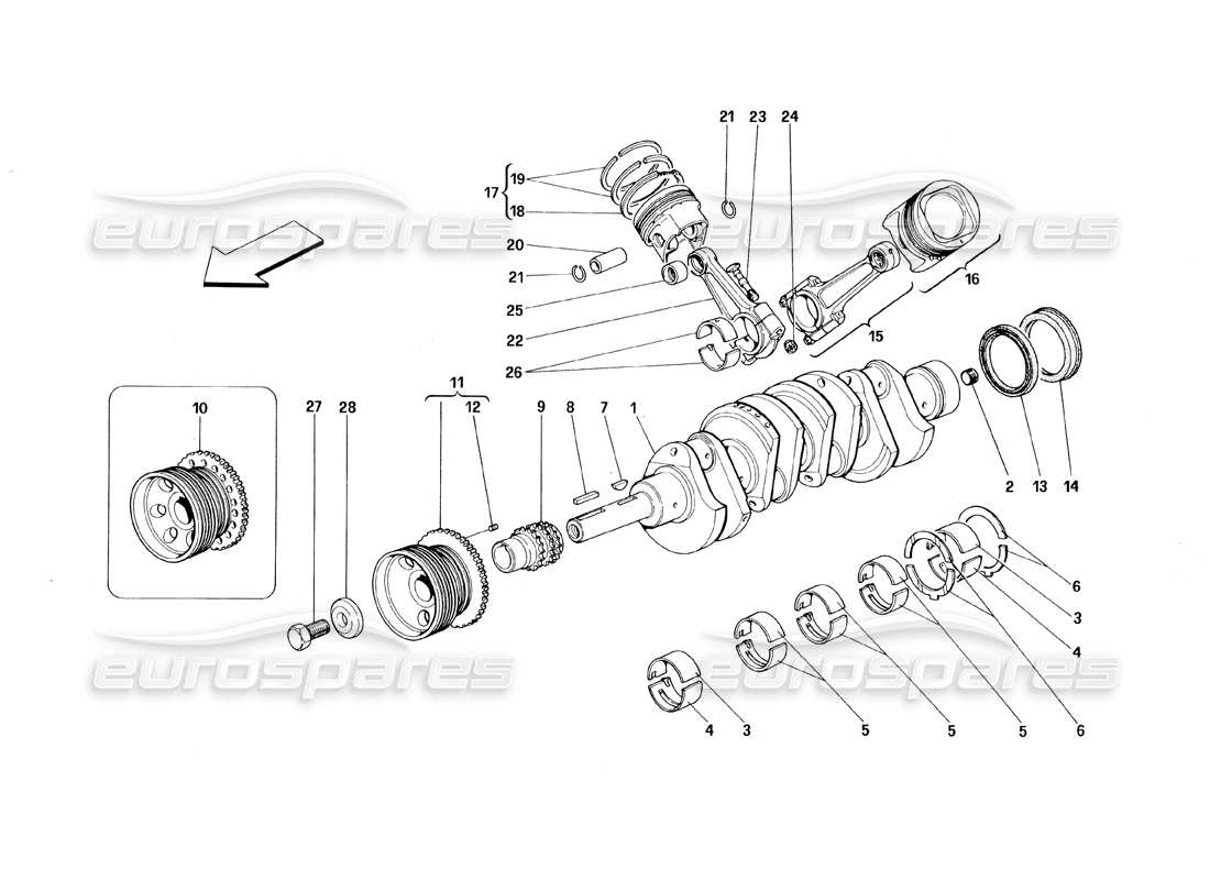 part diagram containing part number 132959