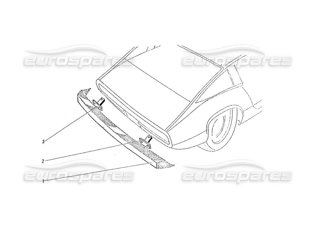 a part diagram from the ferrari 365 gtc4 (coachwork) parts catalogue