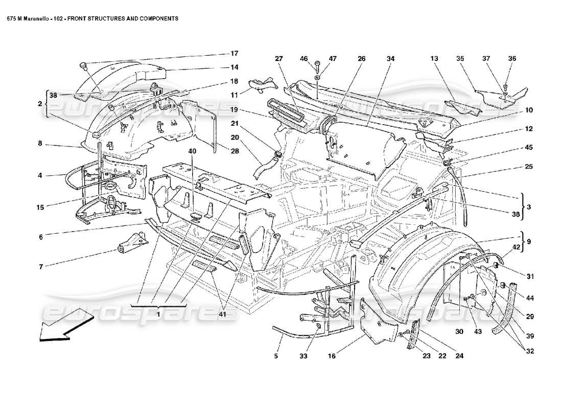 part diagram containing part number 66287400