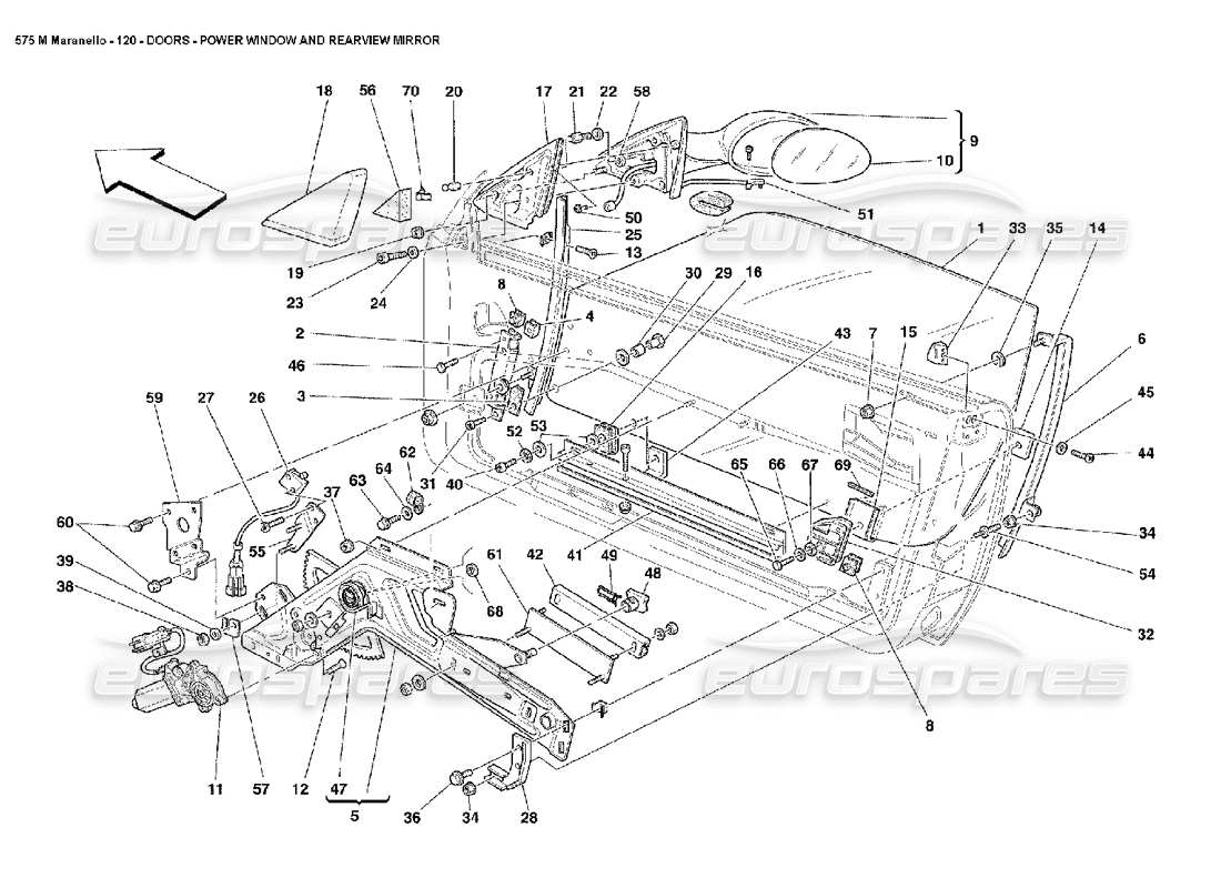 part diagram containing part number 67386300