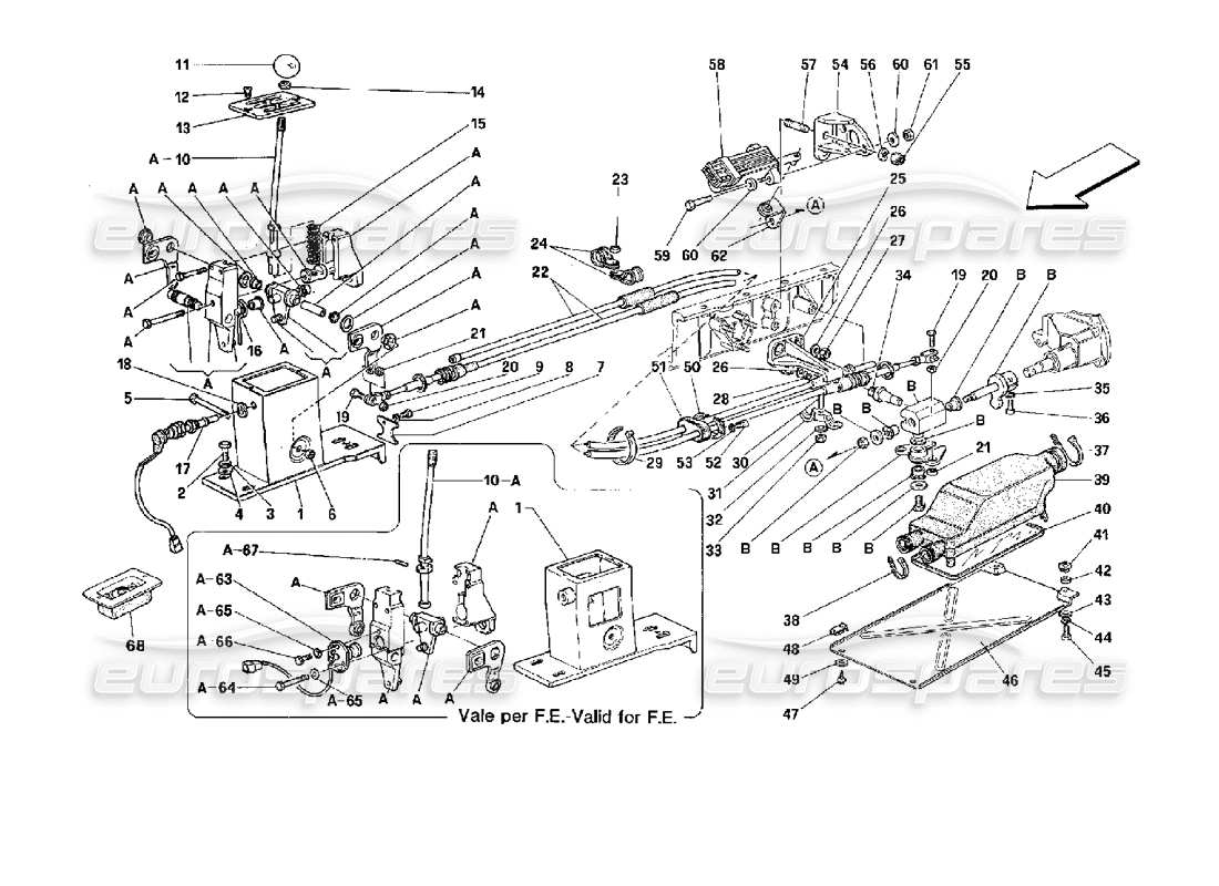 part diagram containing part number 62532100