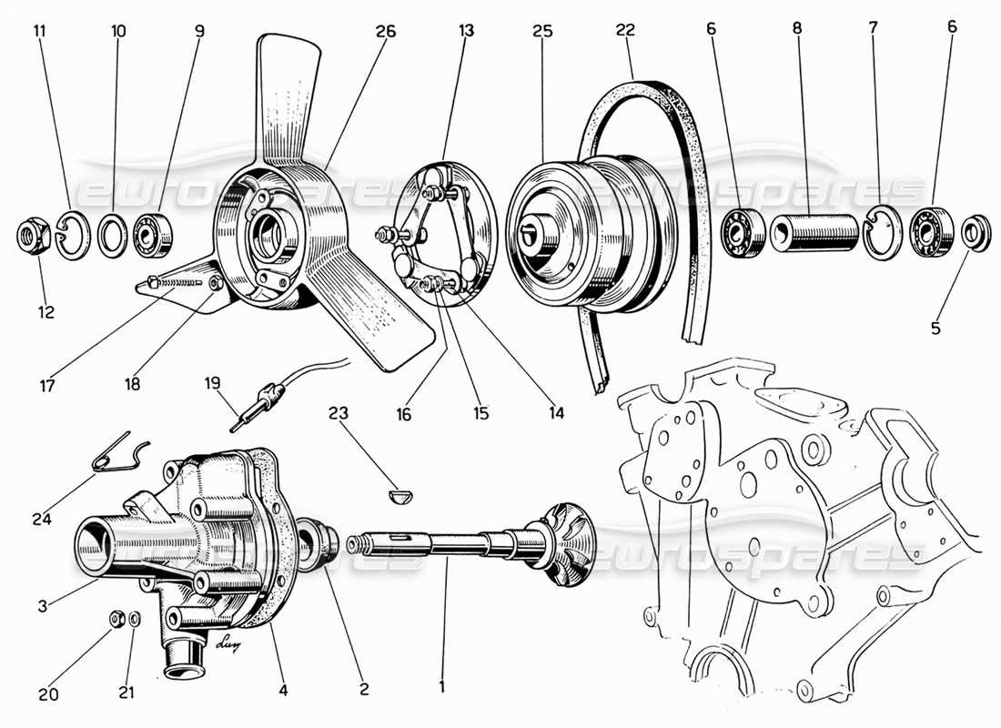 part diagram containing part number 36116