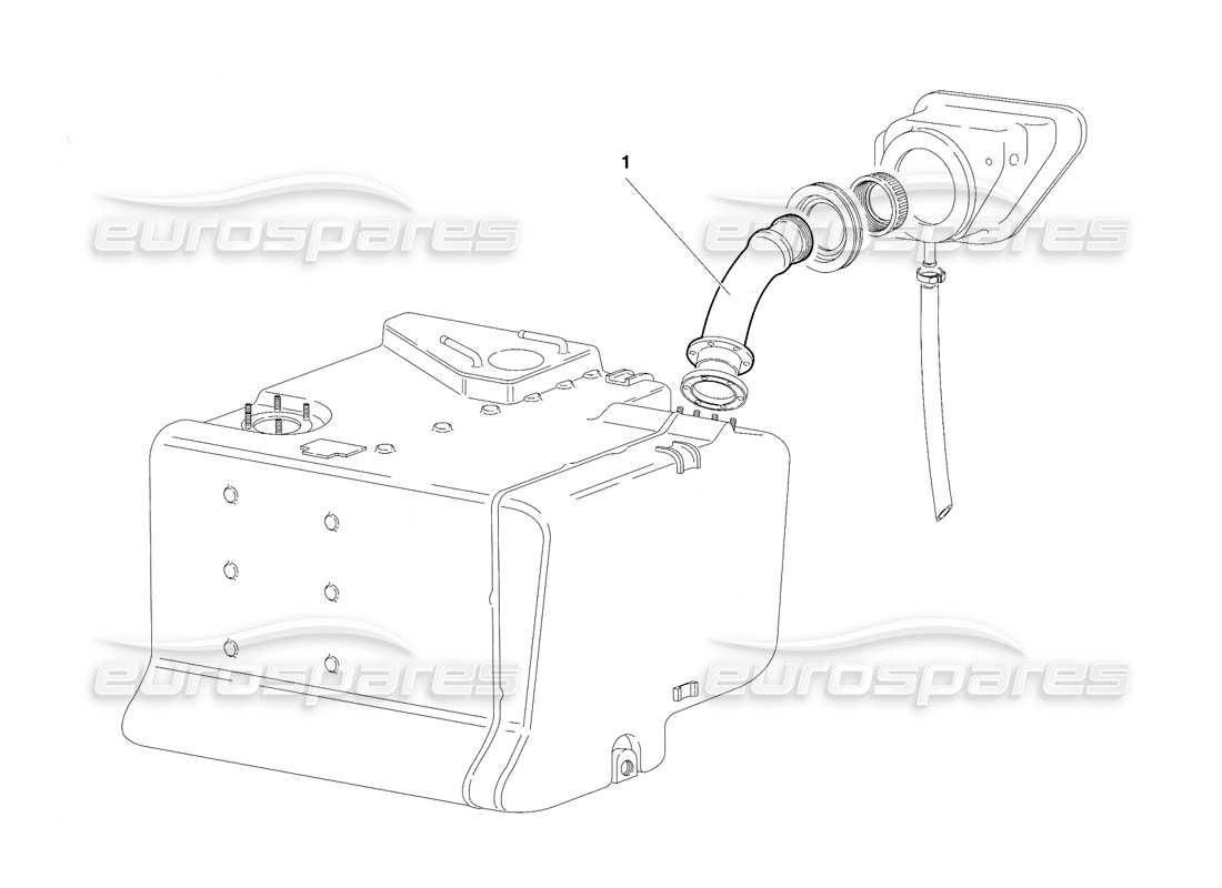 a part diagram from the lamborghini diablo parts catalogue