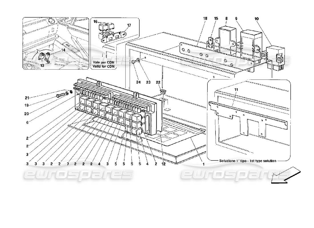 part diagram containing part number 151101