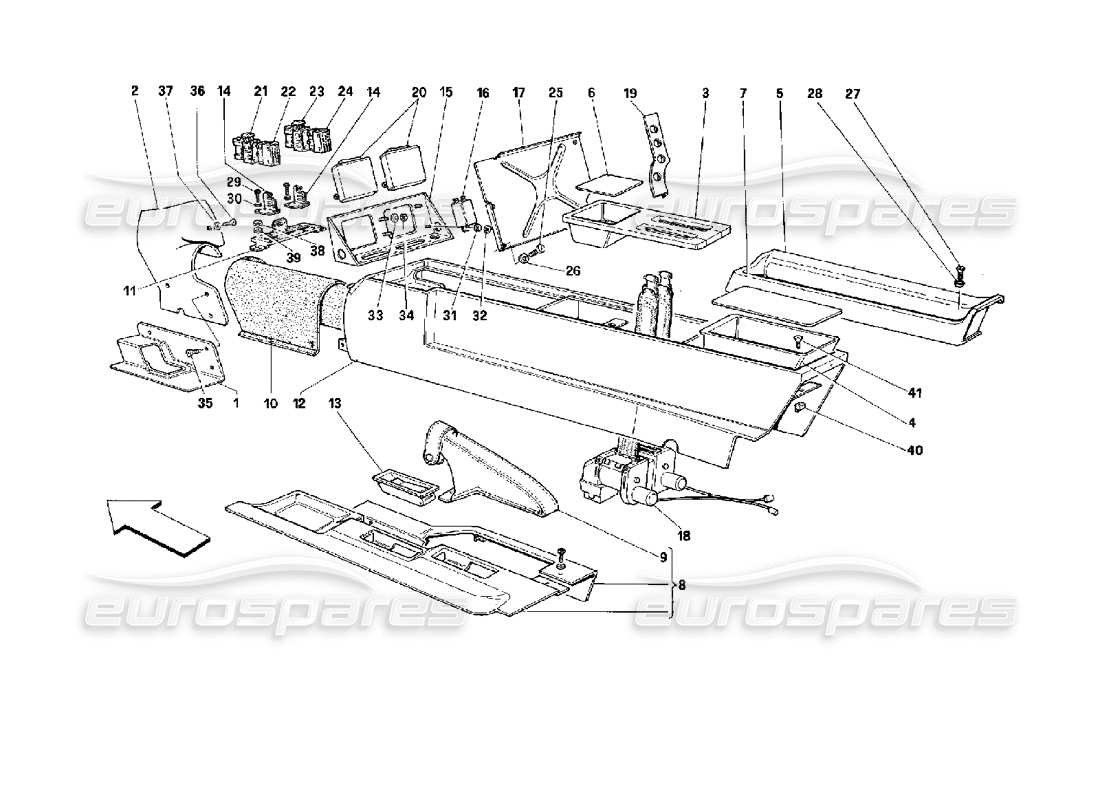 part diagram containing part number 63622900