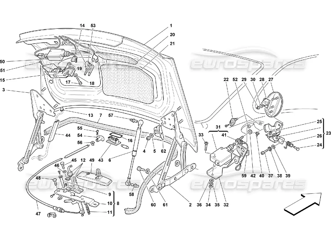 part diagram containing part number 63143300