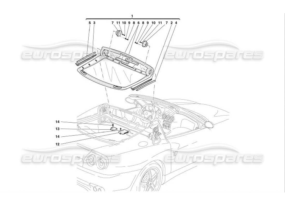 part diagram containing part number 68825800