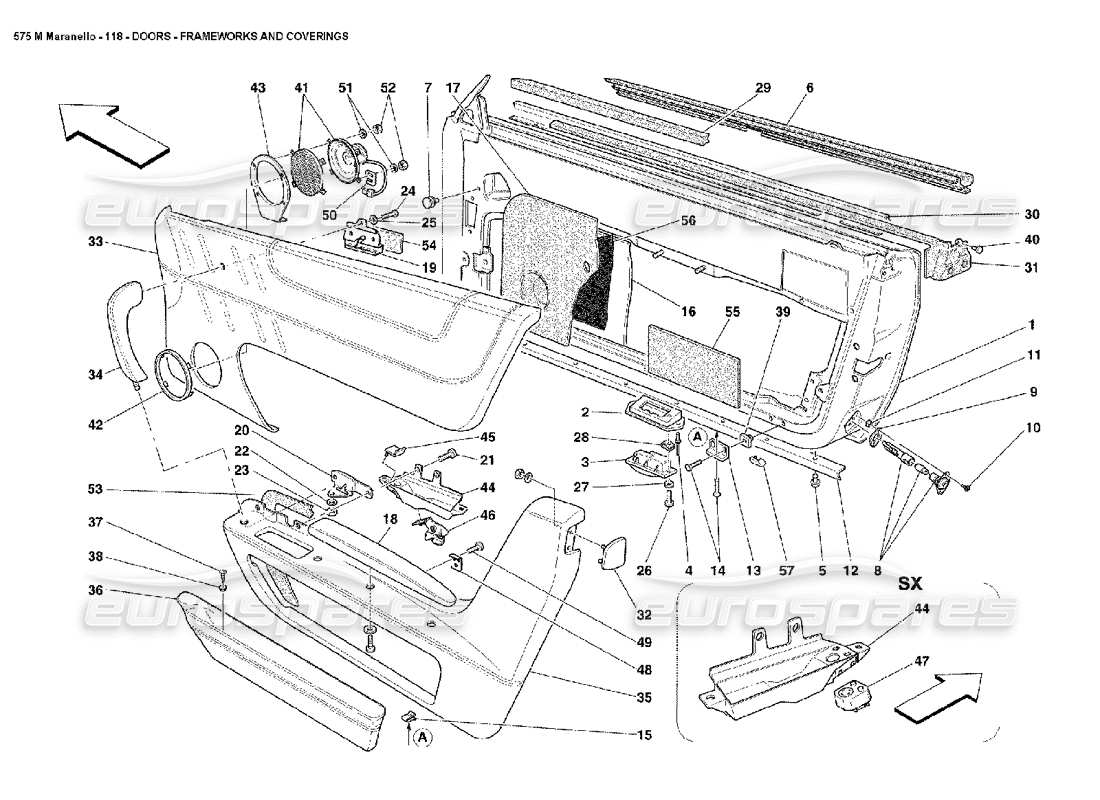 part diagram containing part number 66836800