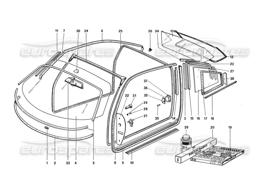 part diagram containing part number 60517100