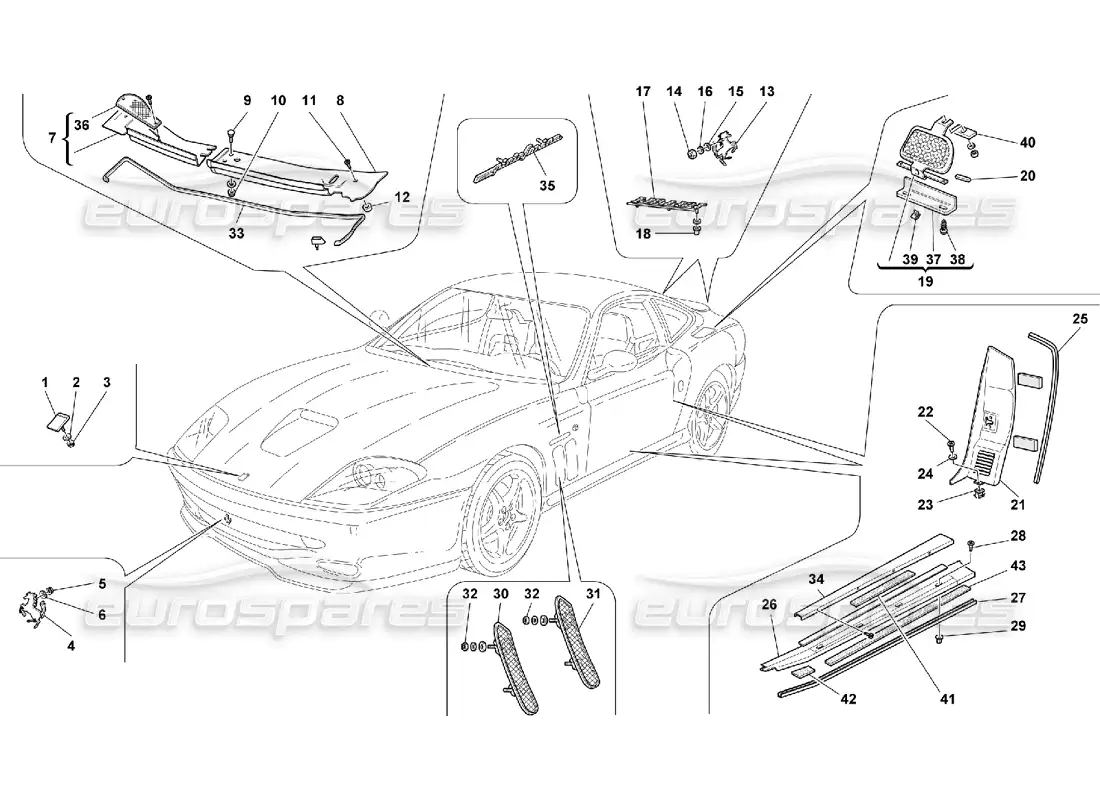 part diagram containing part number 62673100