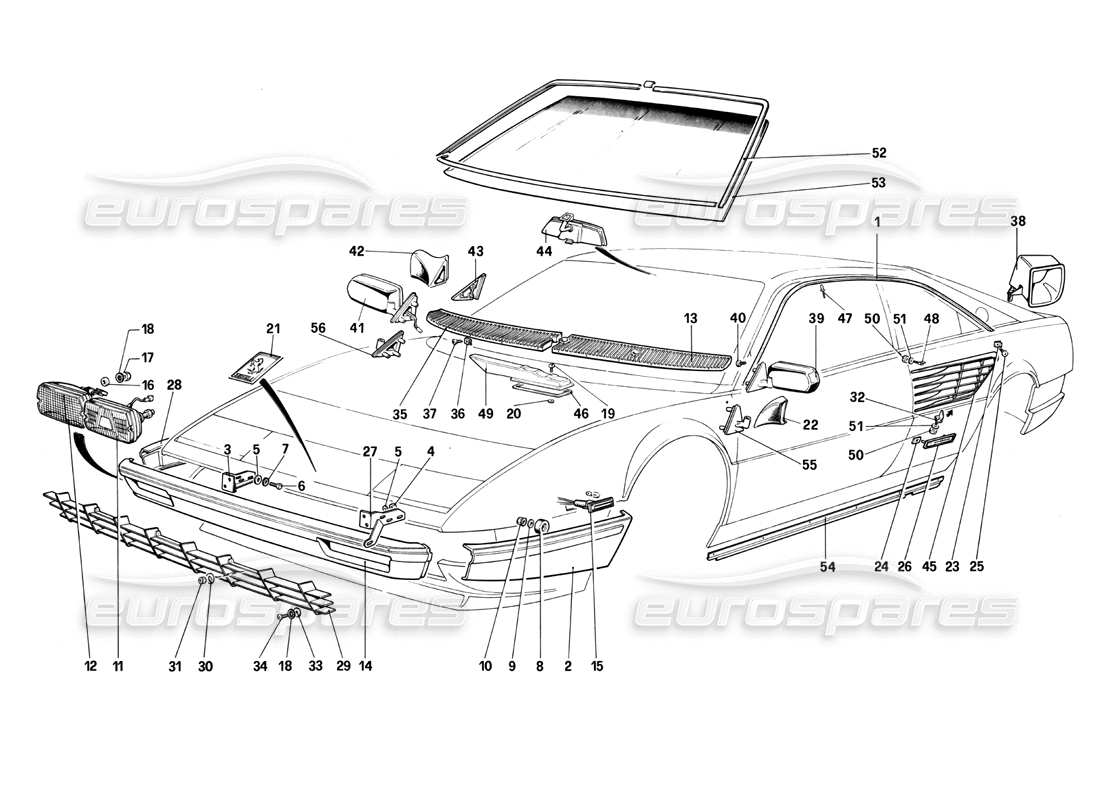 part diagram containing part number 60999600