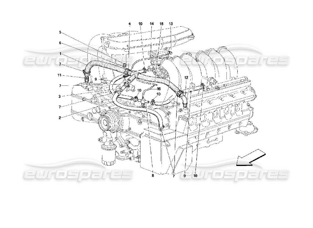 part diagram containing part number 136612
