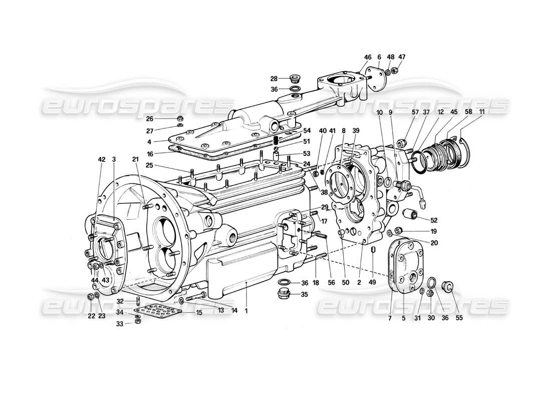 a part diagram from the Ferrari 412 (Mechanical) parts catalogue