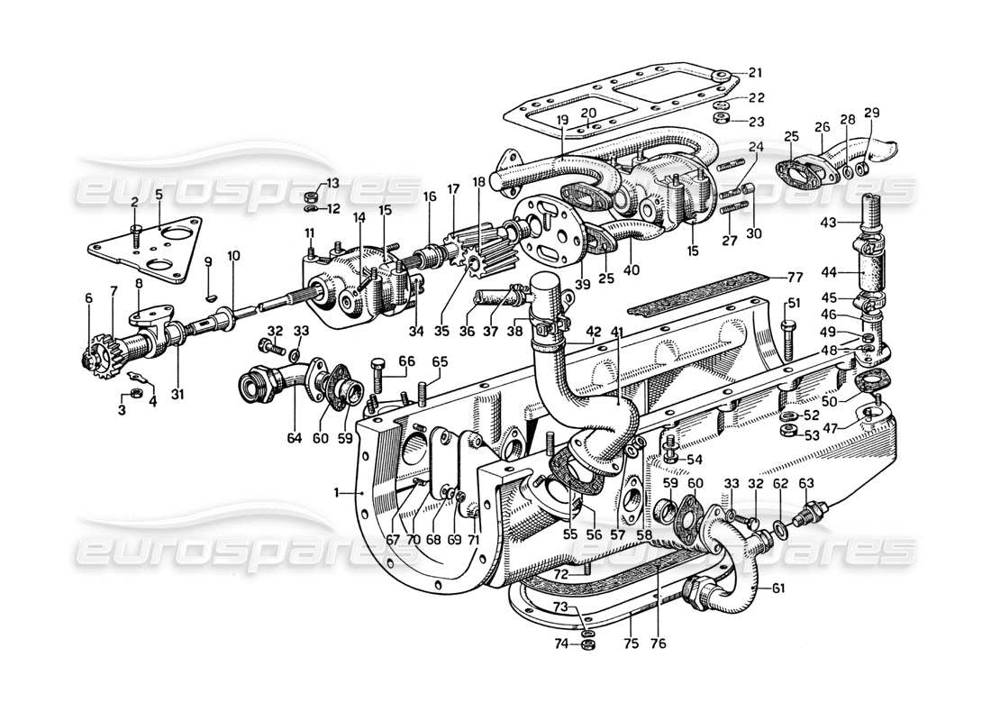 part diagram containing part number 240166