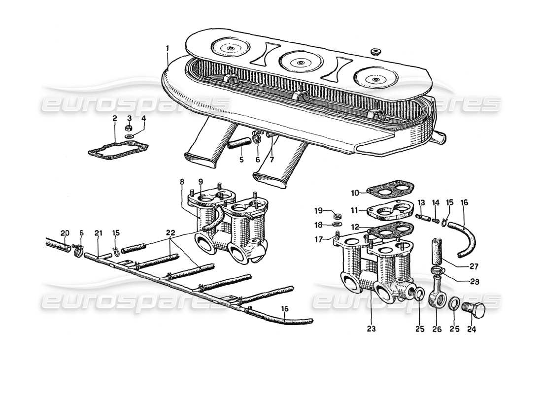 part diagram containing part number 21030