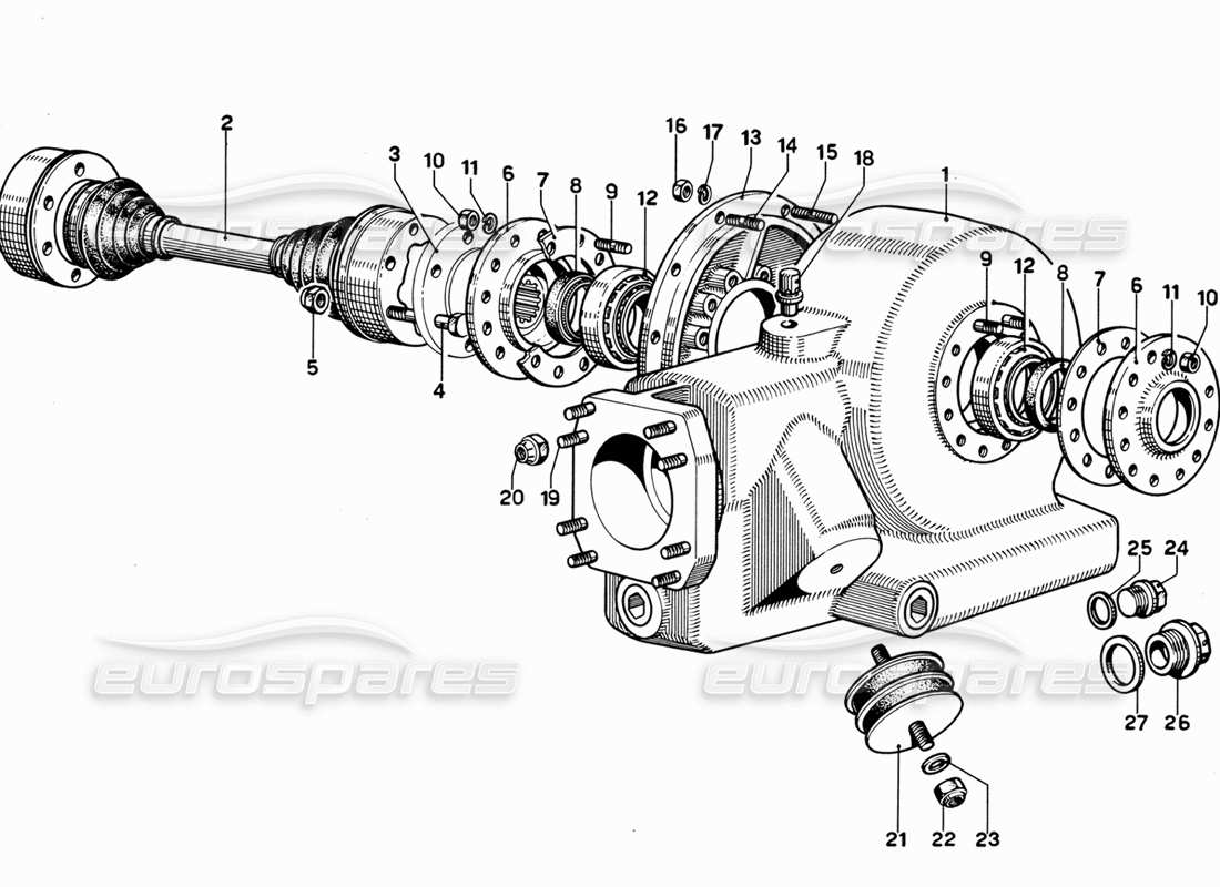 part diagram containing part number p6