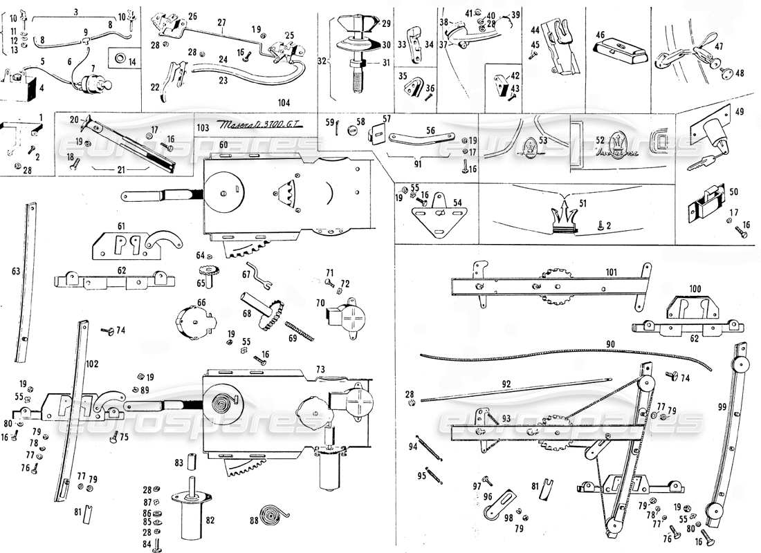 part diagram containing part number bnt49603