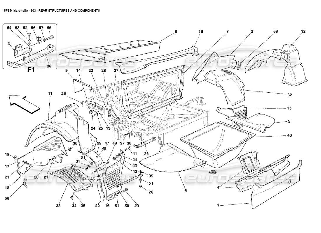 part diagram containing part number 66483200