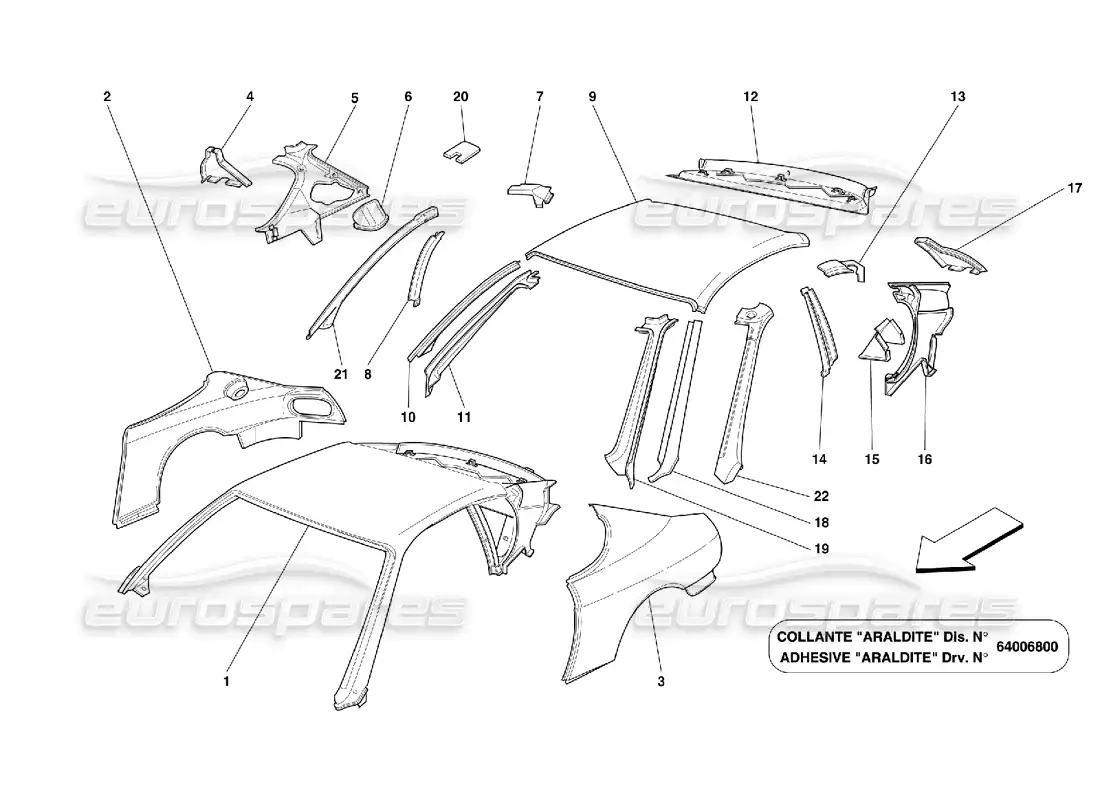 part diagram containing part number 65603000