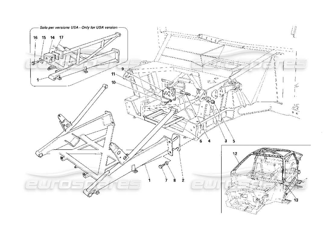 part diagram containing part number 62481200