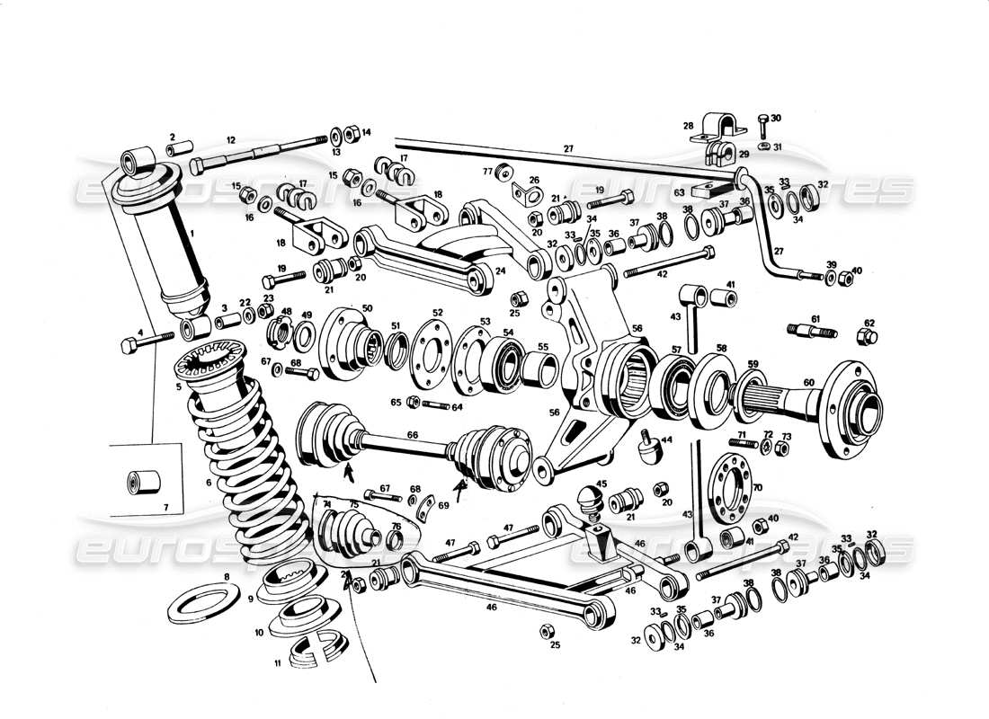part diagram containing part number 107/a sa 62830