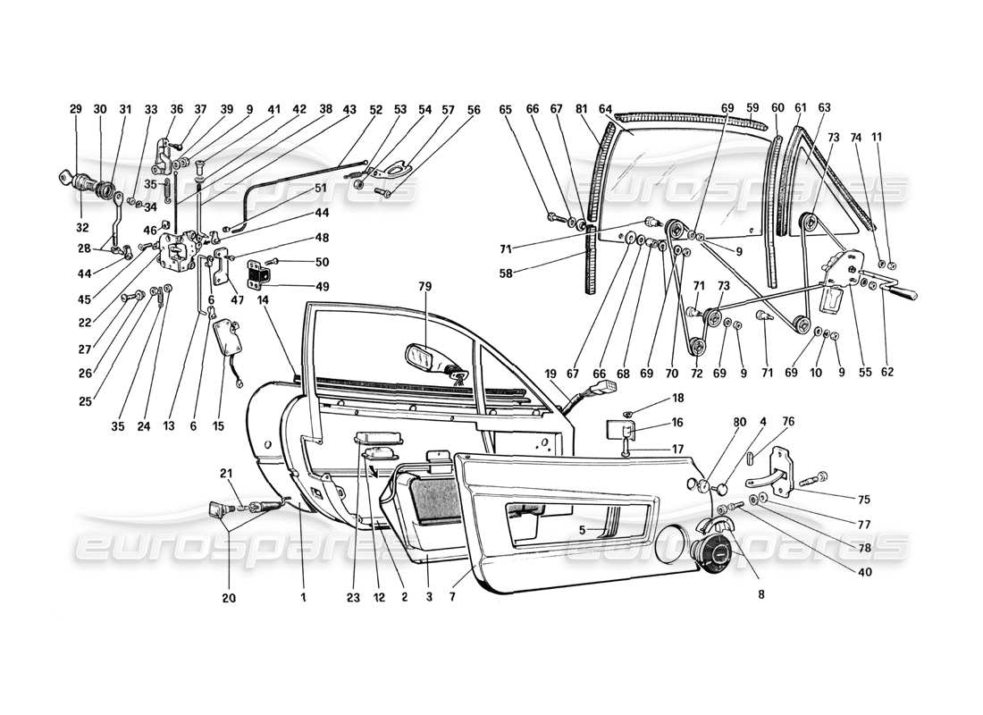 part diagram containing part number 20036000