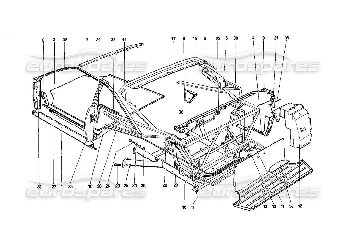 part diagram containing part number 60542800