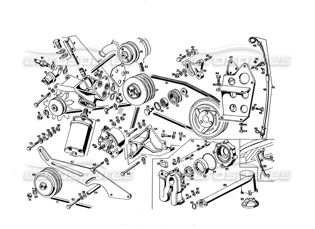 part diagram containing part number bnt 60057