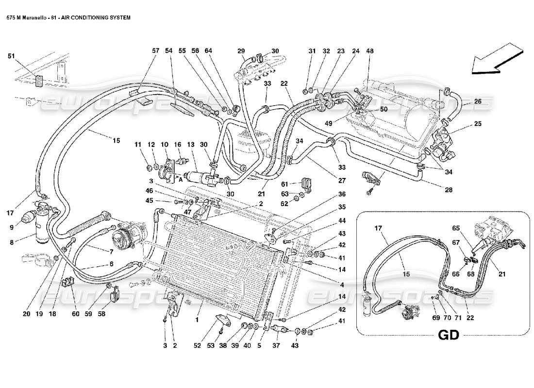 part diagram containing part number 190345