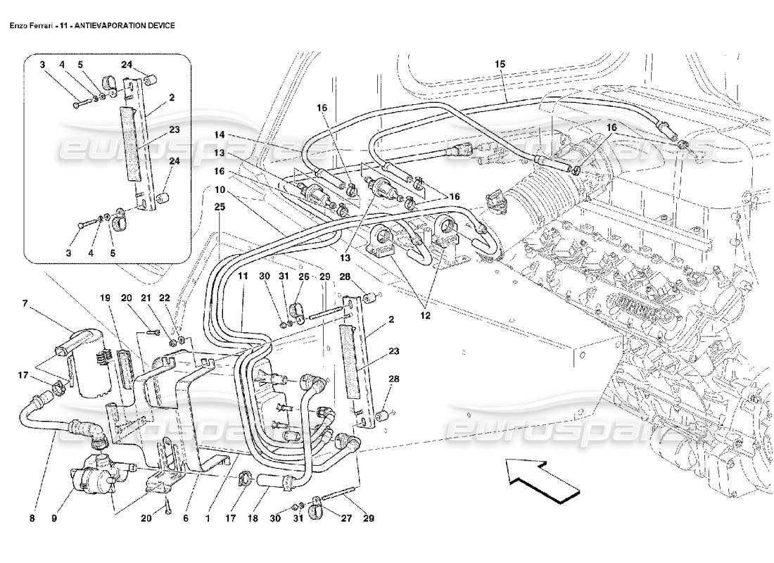 part diagram containing part number 10978224