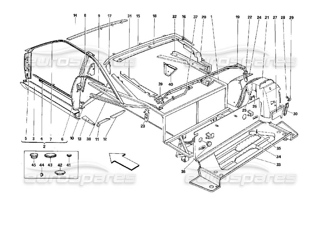 part diagram containing part number 62621500