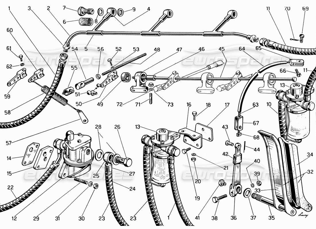 part diagram containing part number a˜ 2.5