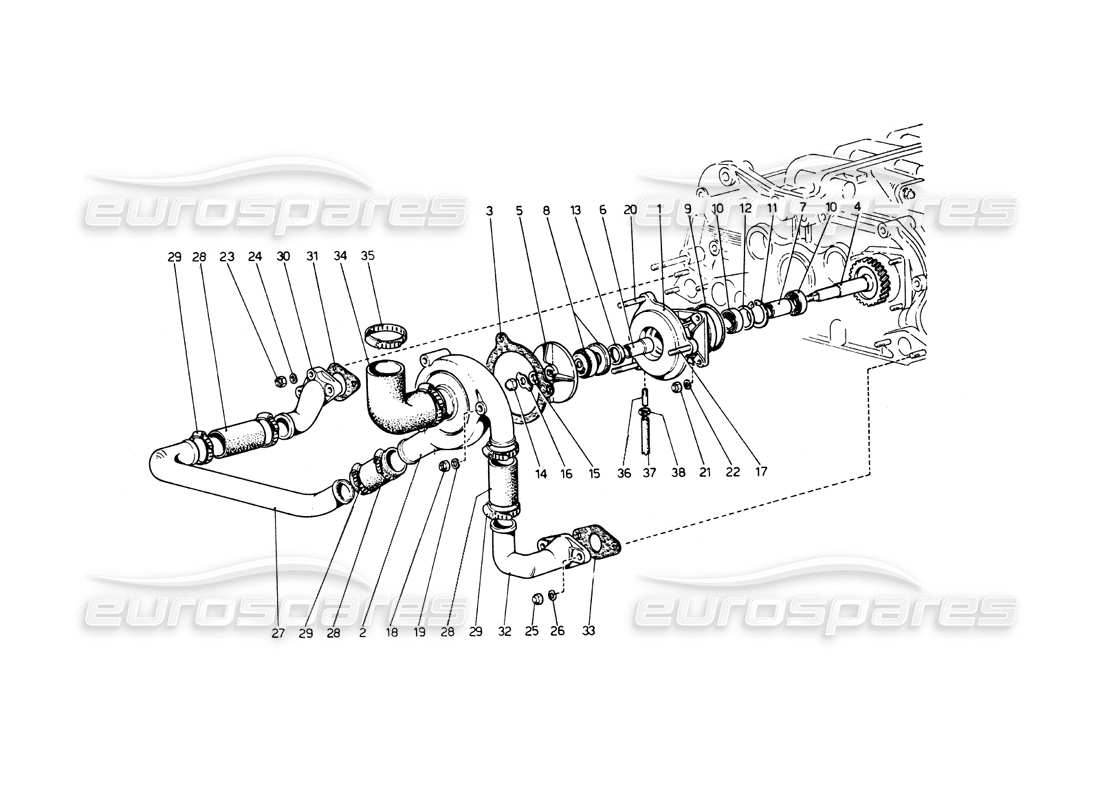 part diagram containing part number 101603
