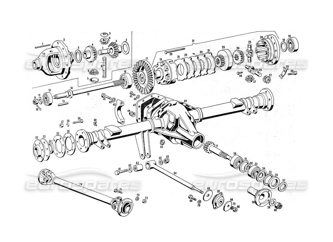 part diagram containing part number sln 50757