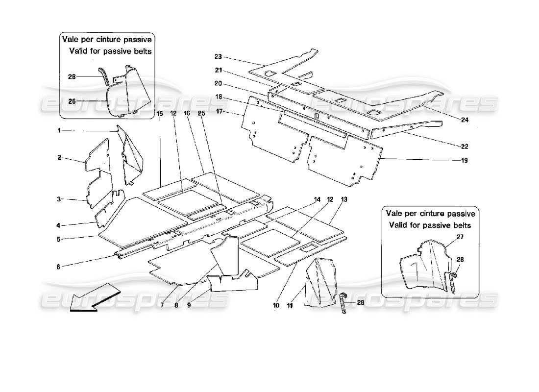 part diagram containing part number 62680400