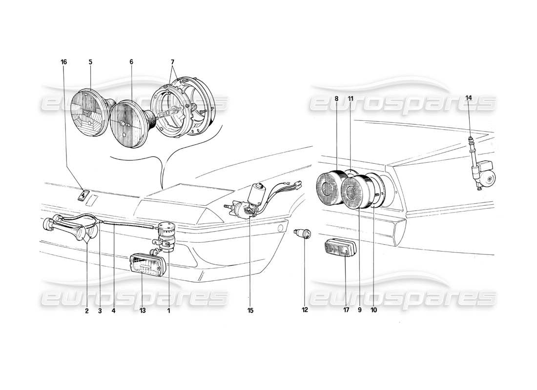 part diagram containing part number 61646400