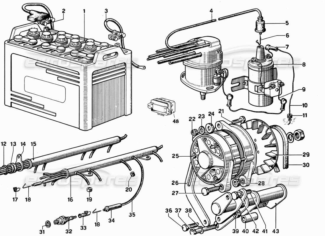 part diagram containing part number 10x45-uni-5738