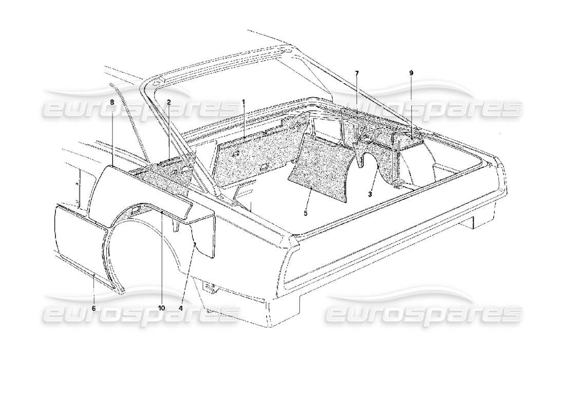 part diagram containing part number 62815200